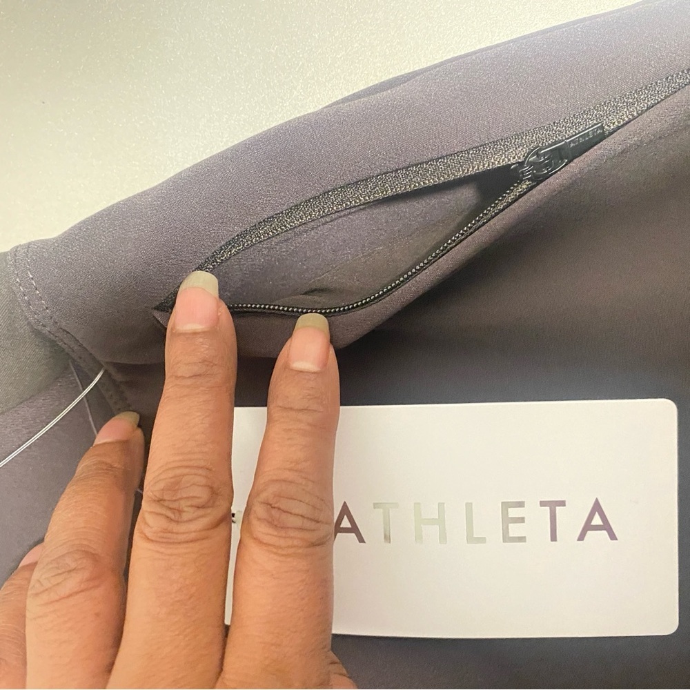 NWT Athleta Endless High Rise Pants in Truffle - Size 10 - Picture 5 of 10